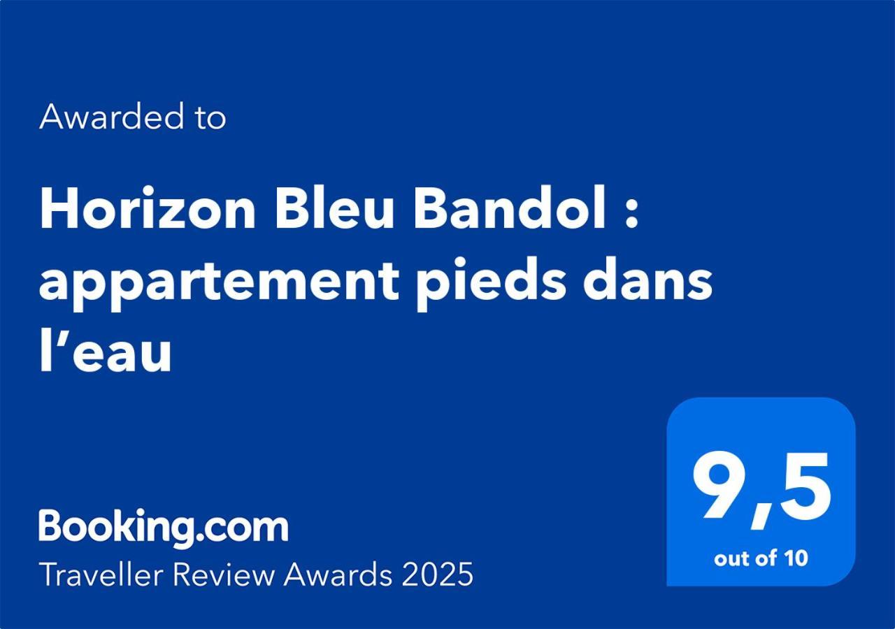 Horizon Bleu Bandol : Appartement Pieds Dans L'Eau Ngoại thất bức ảnh