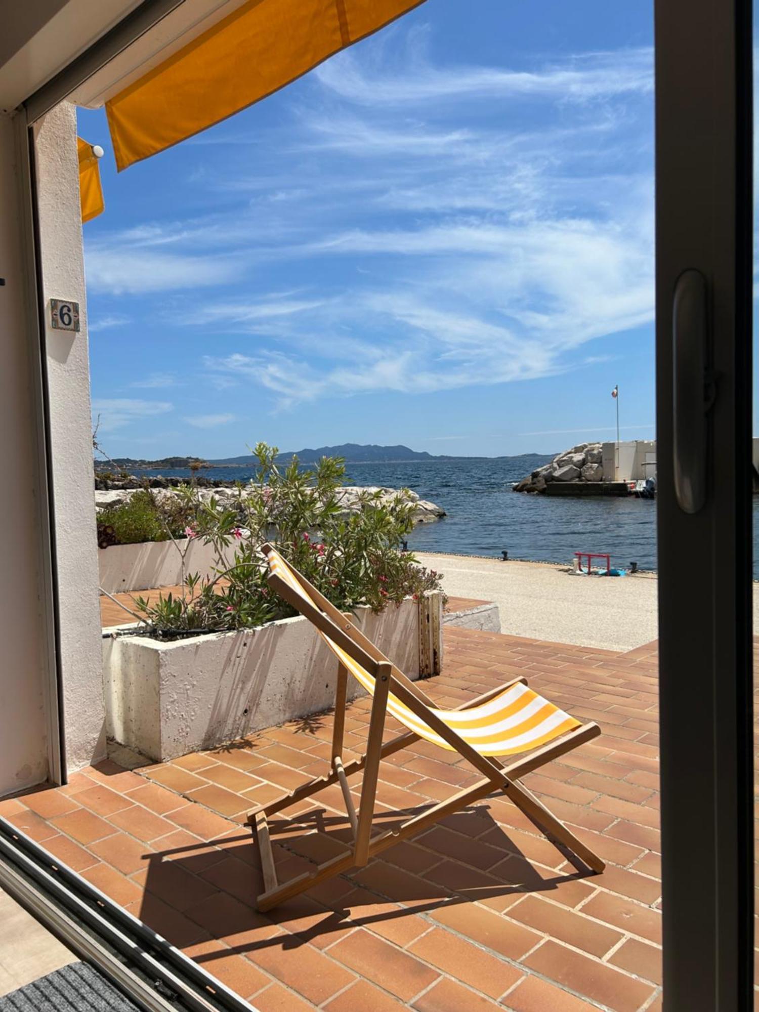 Horizon Bleu Bandol : Appartement Pieds Dans L'Eau Ngoại thất bức ảnh